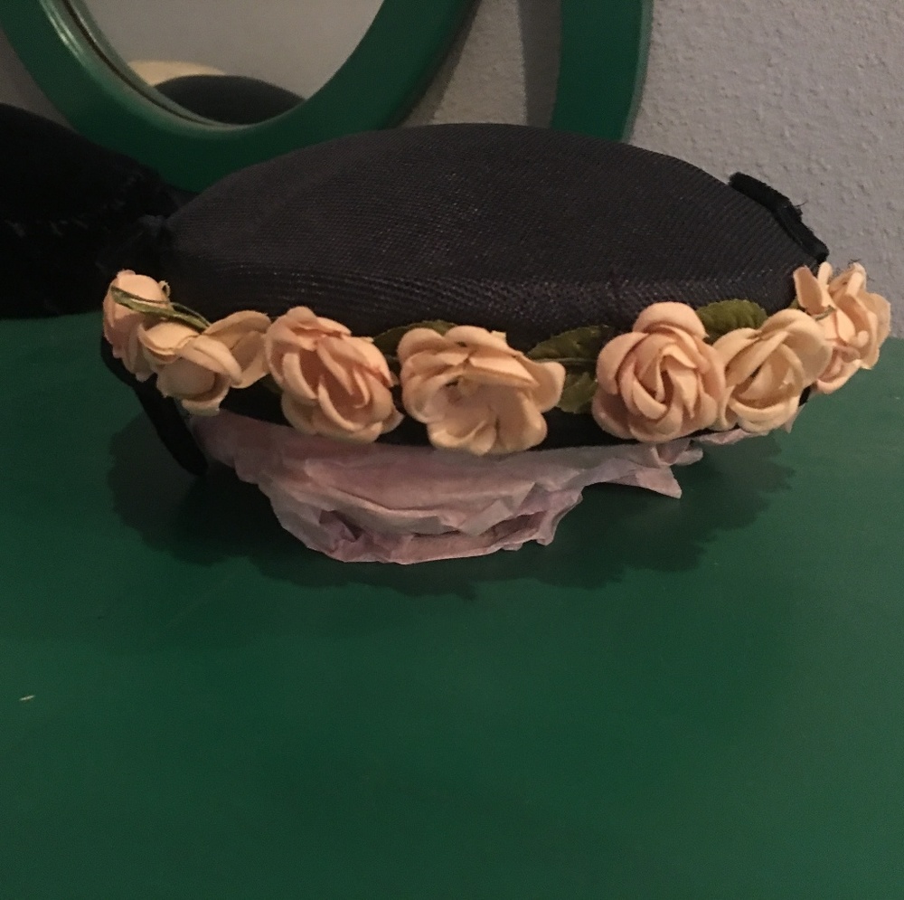 Vintage Rosebud Hat